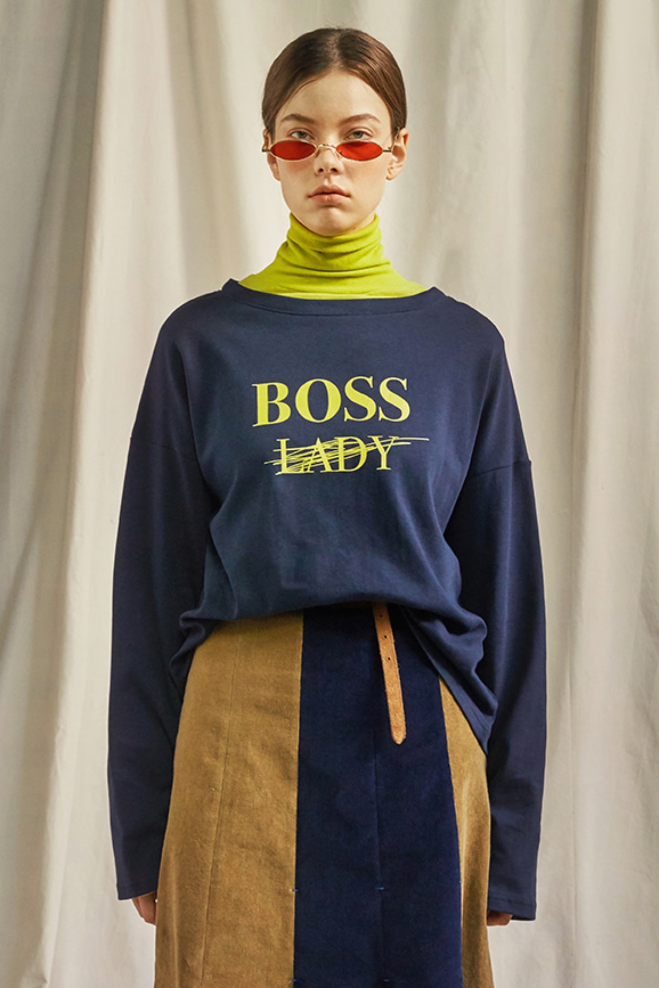Boss Lady T-Shirt - NAVY
