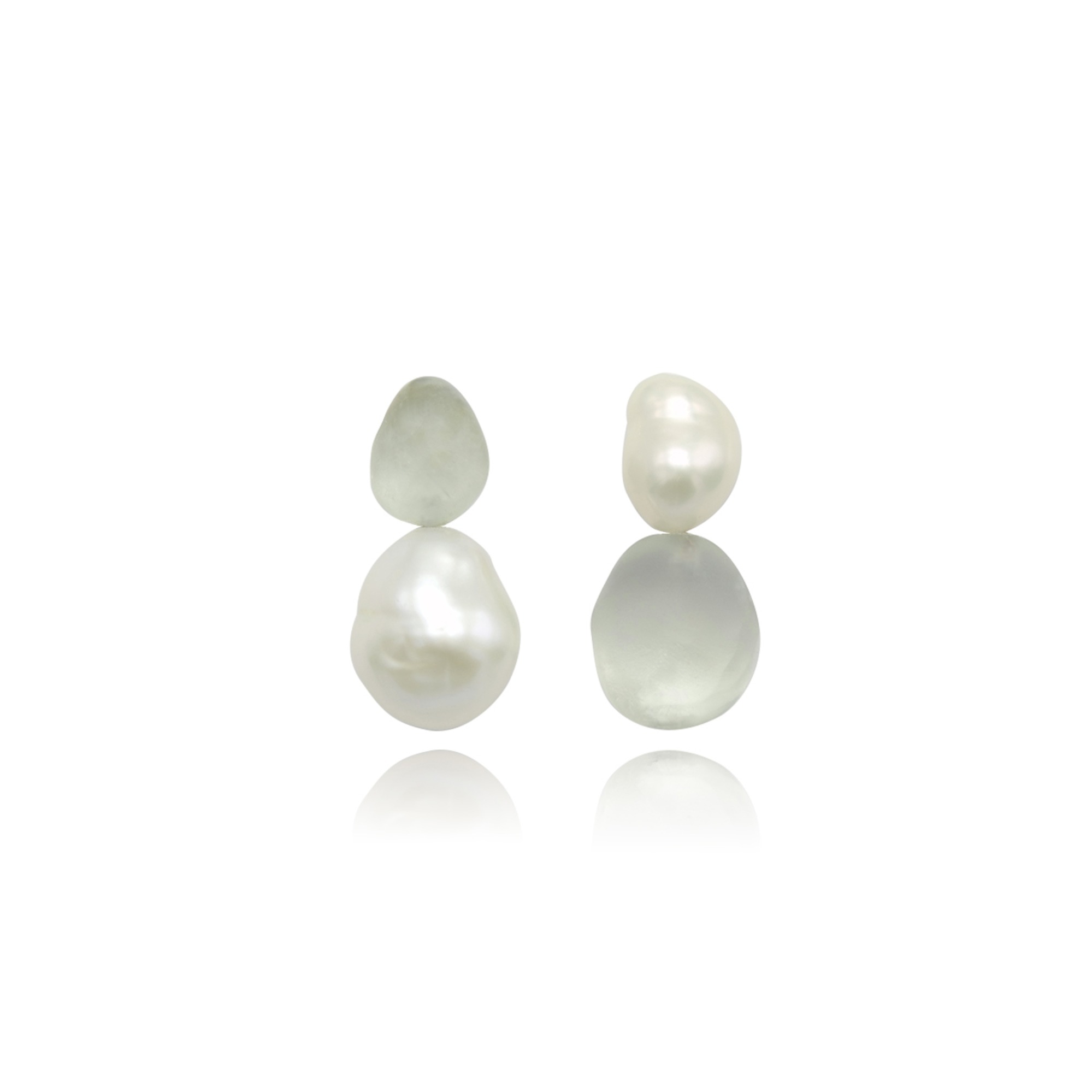 Irregular Pearl Stone Earring